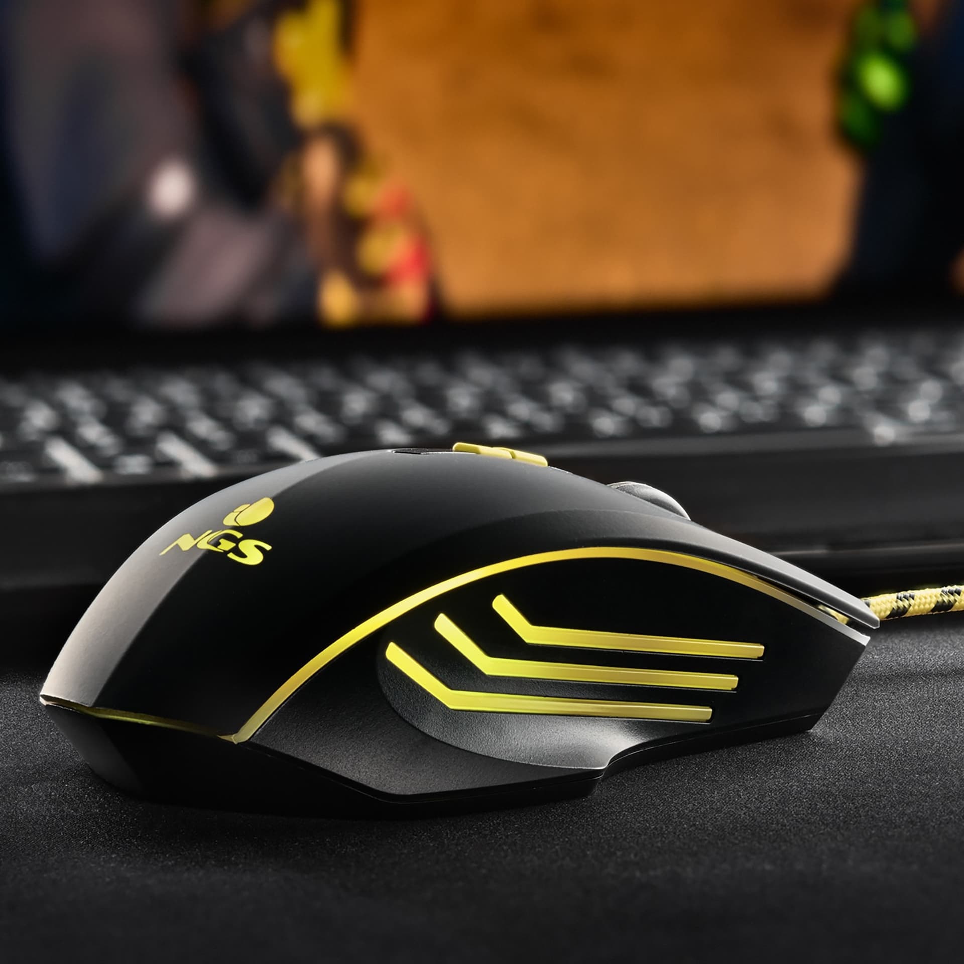 Ngs Mouse Da Gaming Concavo e Luce Led gmx-123 - 4