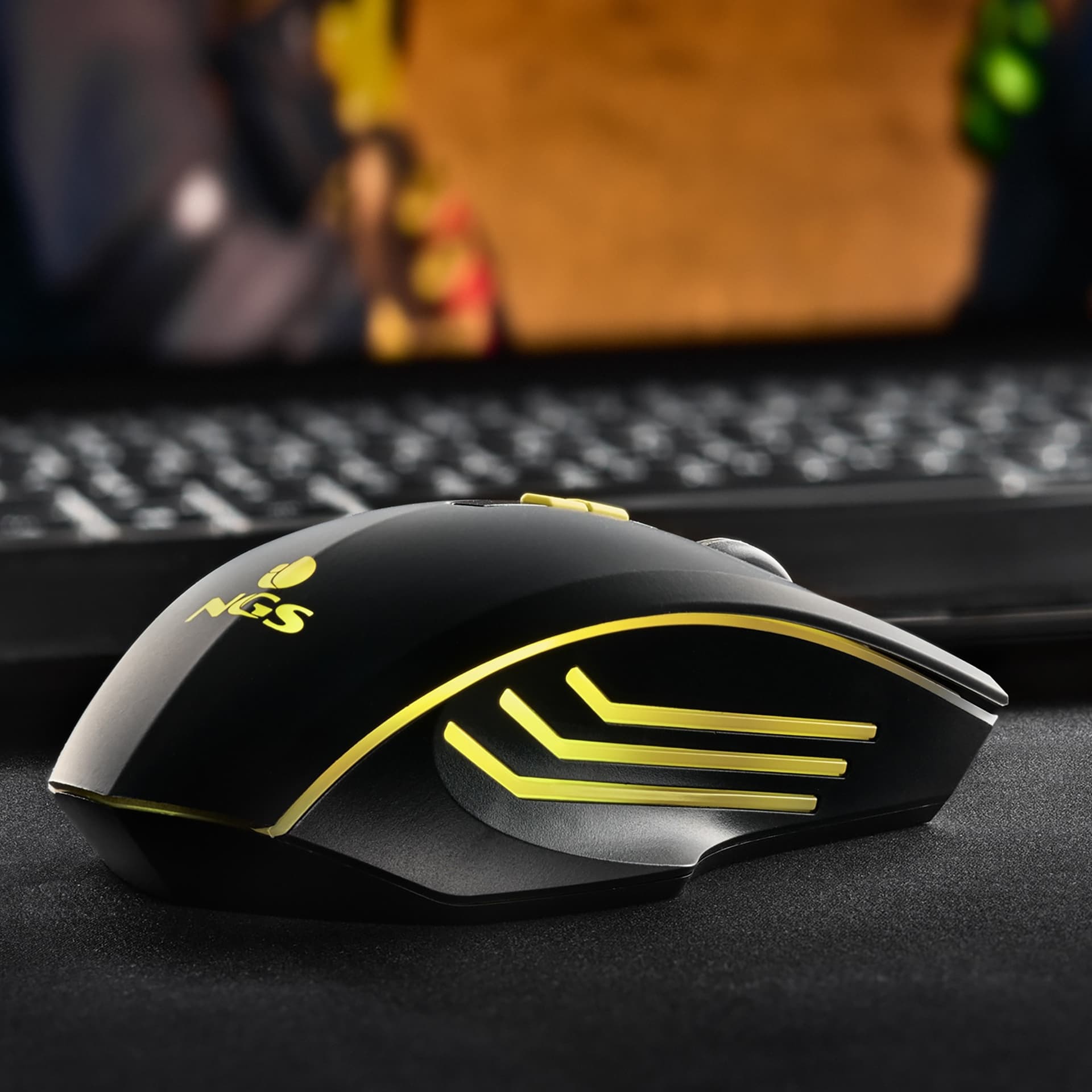 Ngs Mouse Da Gaming Wireless Con Luce Led Gmx-200 - 5