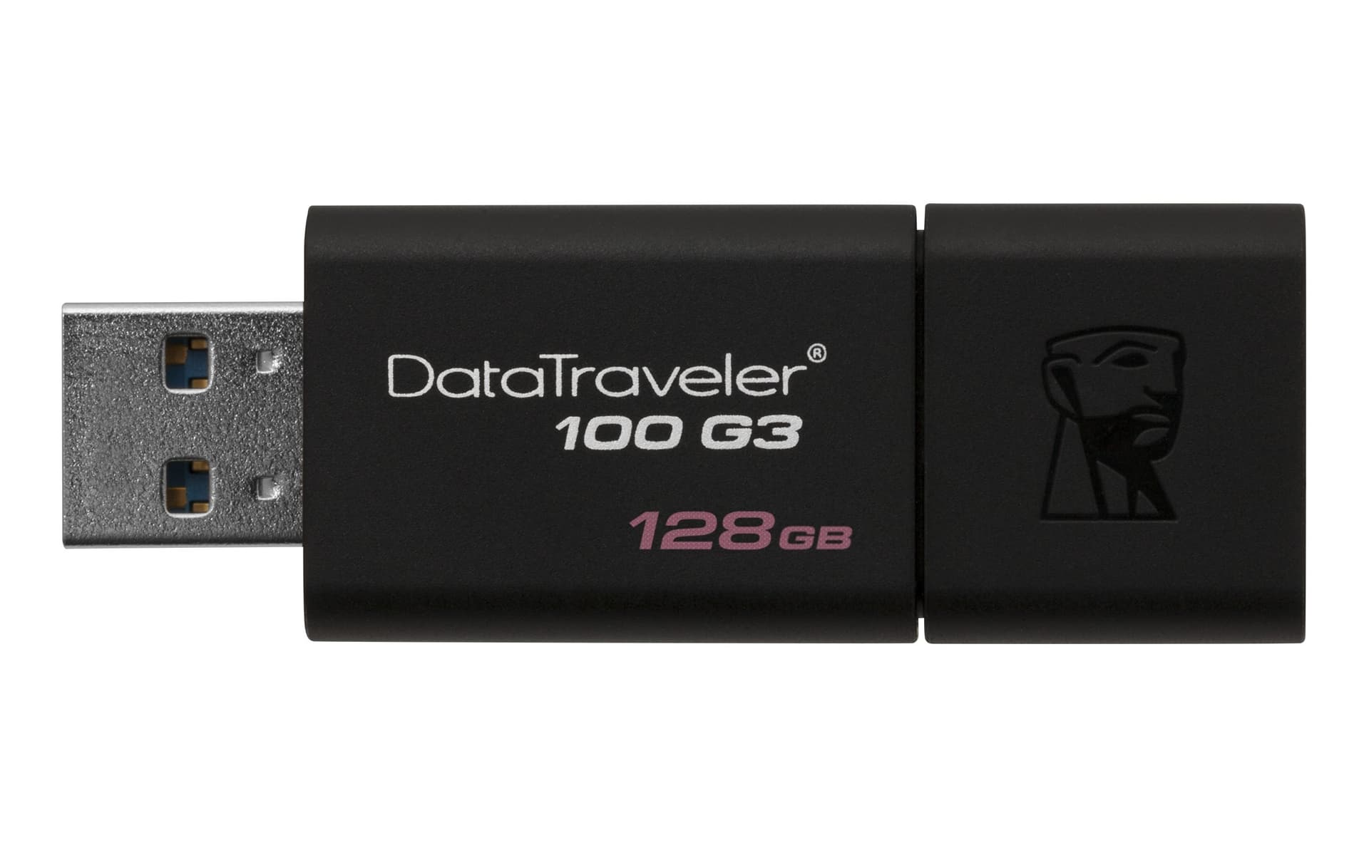 Kingston Pendrive DataTraveler 100 – 128GB, USB 3.1 Design Compatto, Trasferimento Veloce, Retrocompatibile - 5