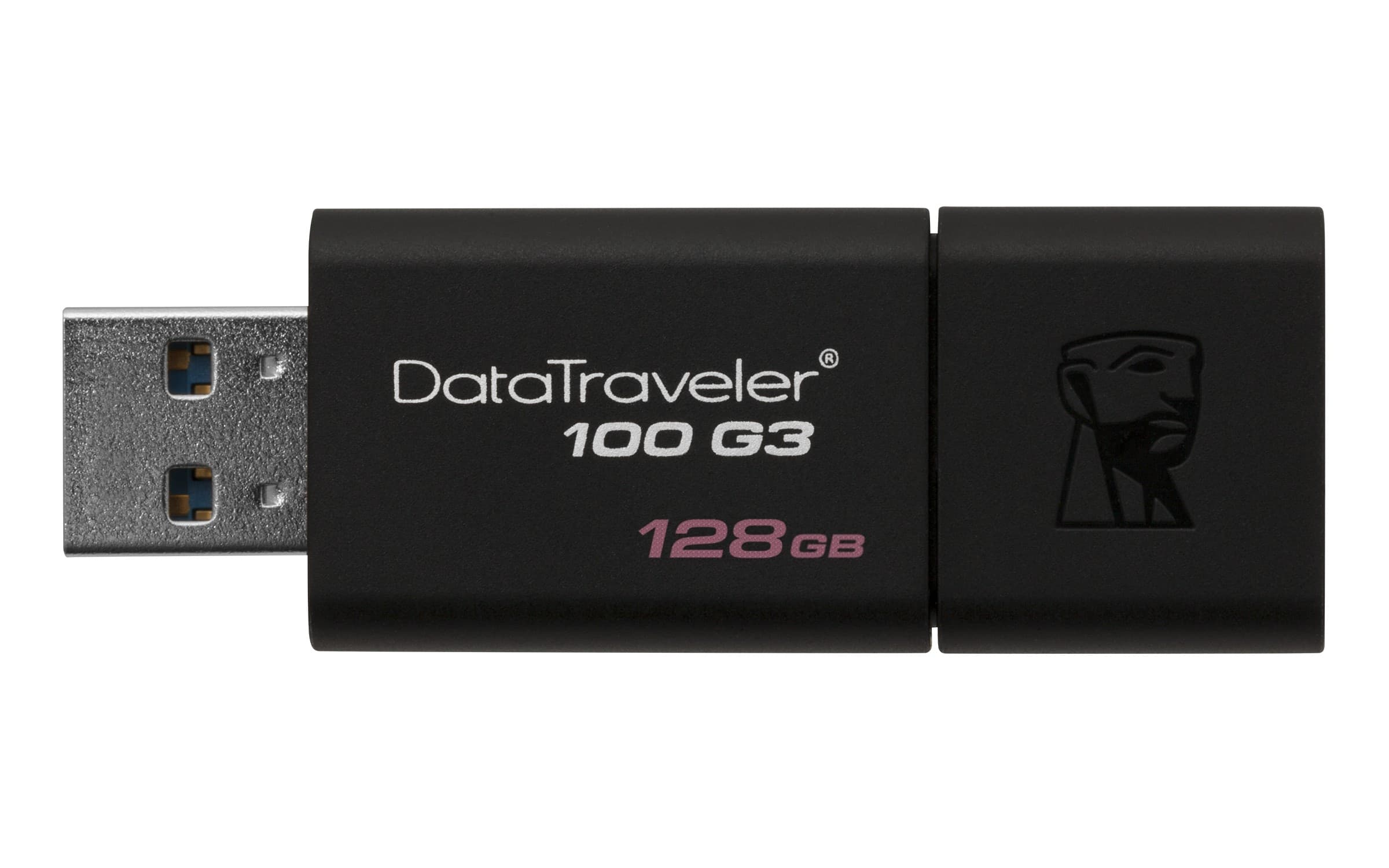 Kingston Pendrive DataTraveler 100 – 128GB, USB 3.1 Design Compatto, Trasferimento Veloce, Retrocompatibile - 5