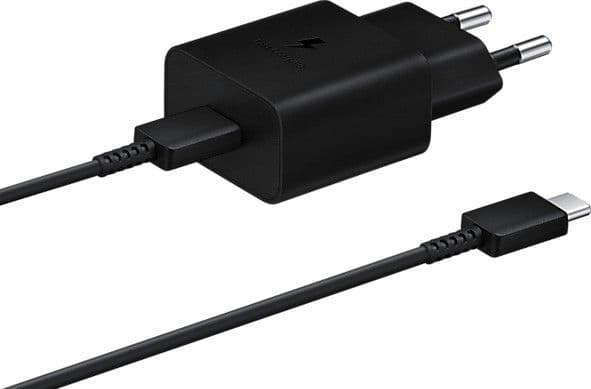 Samsung Caricatore 15W EP-T1510X PD USB-C + Cavo 1m USB-C Black - 4