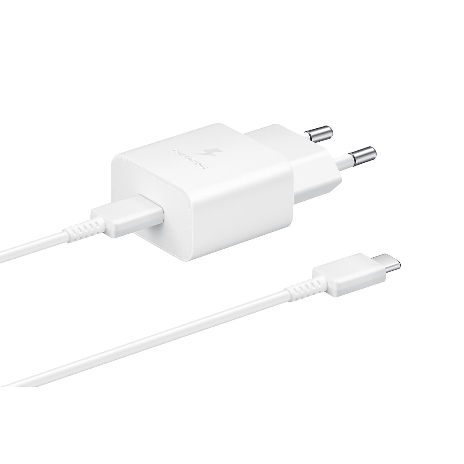 Samsung Caricatore 15W EP-T1510X PD USB-C +Cavo 1m USB-C White - 4