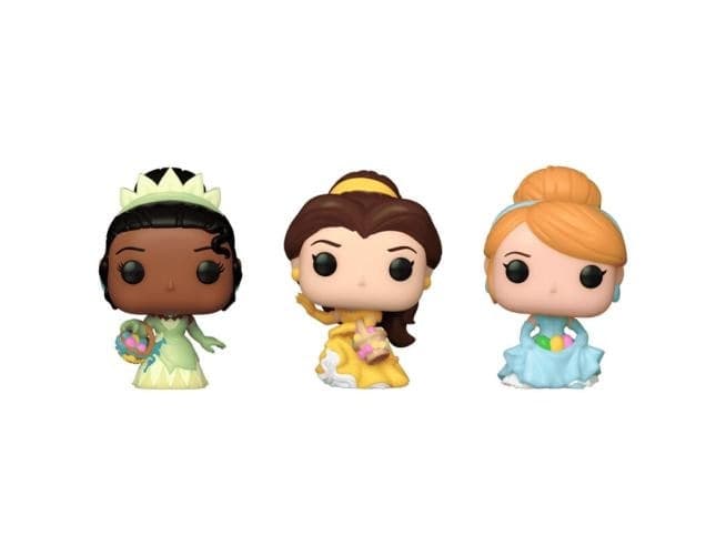 FUNKO CARROT POCKET POP! DISNEY - CINDERELLA, BELLA AND TIANA - 2