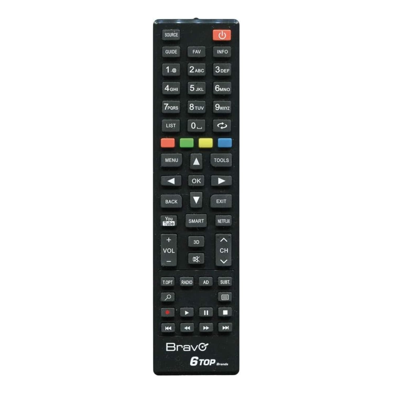 Bravo Telecomando Universale 6 Top Brand SAMSUNG-LG-TELEFUNKEN-PHILIPS-SONY-PANASONIC - 2