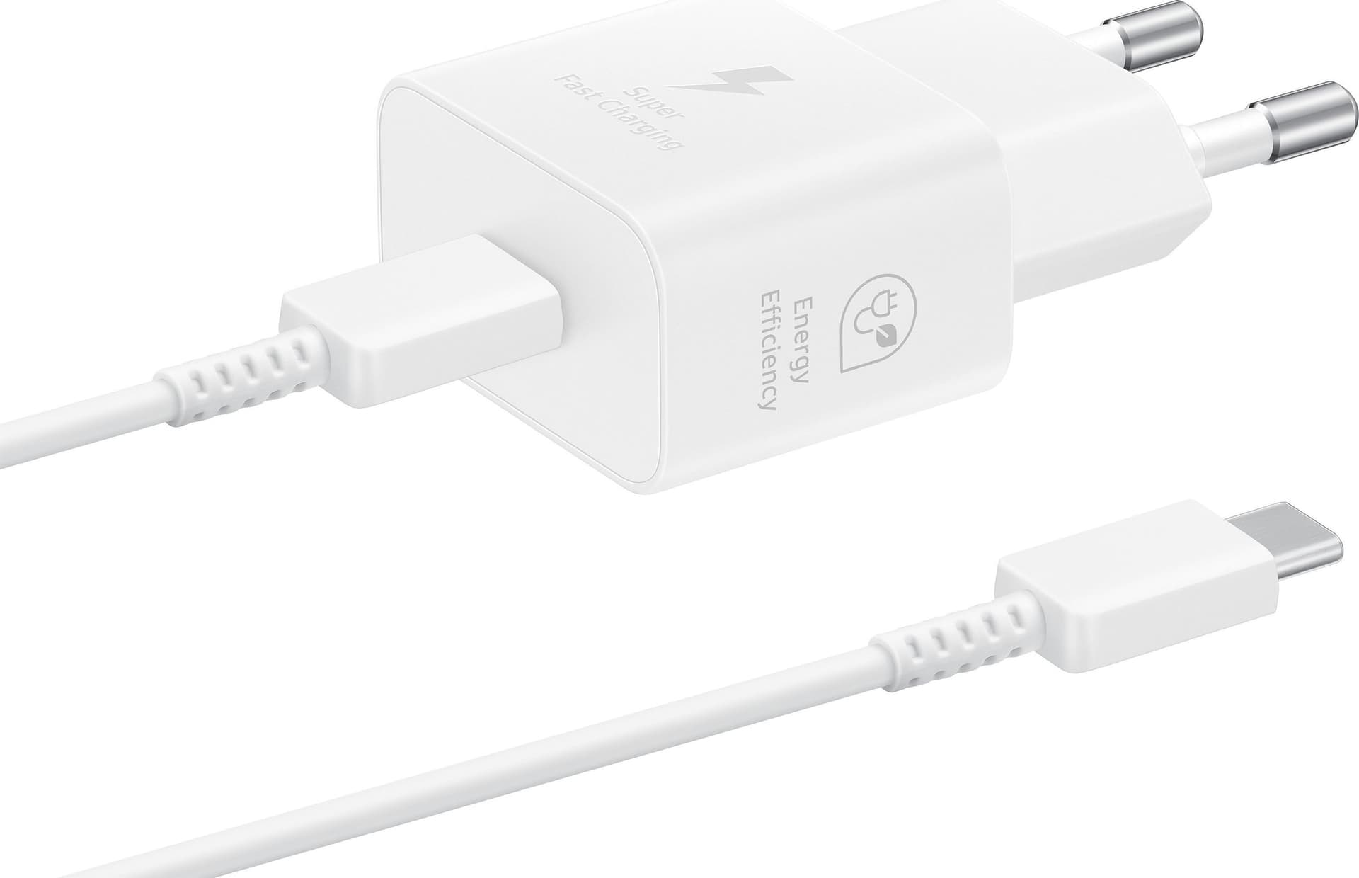 Samsung Caricatore 25W EP-T2510XWE FC USB-C +Cavo1m White - 8