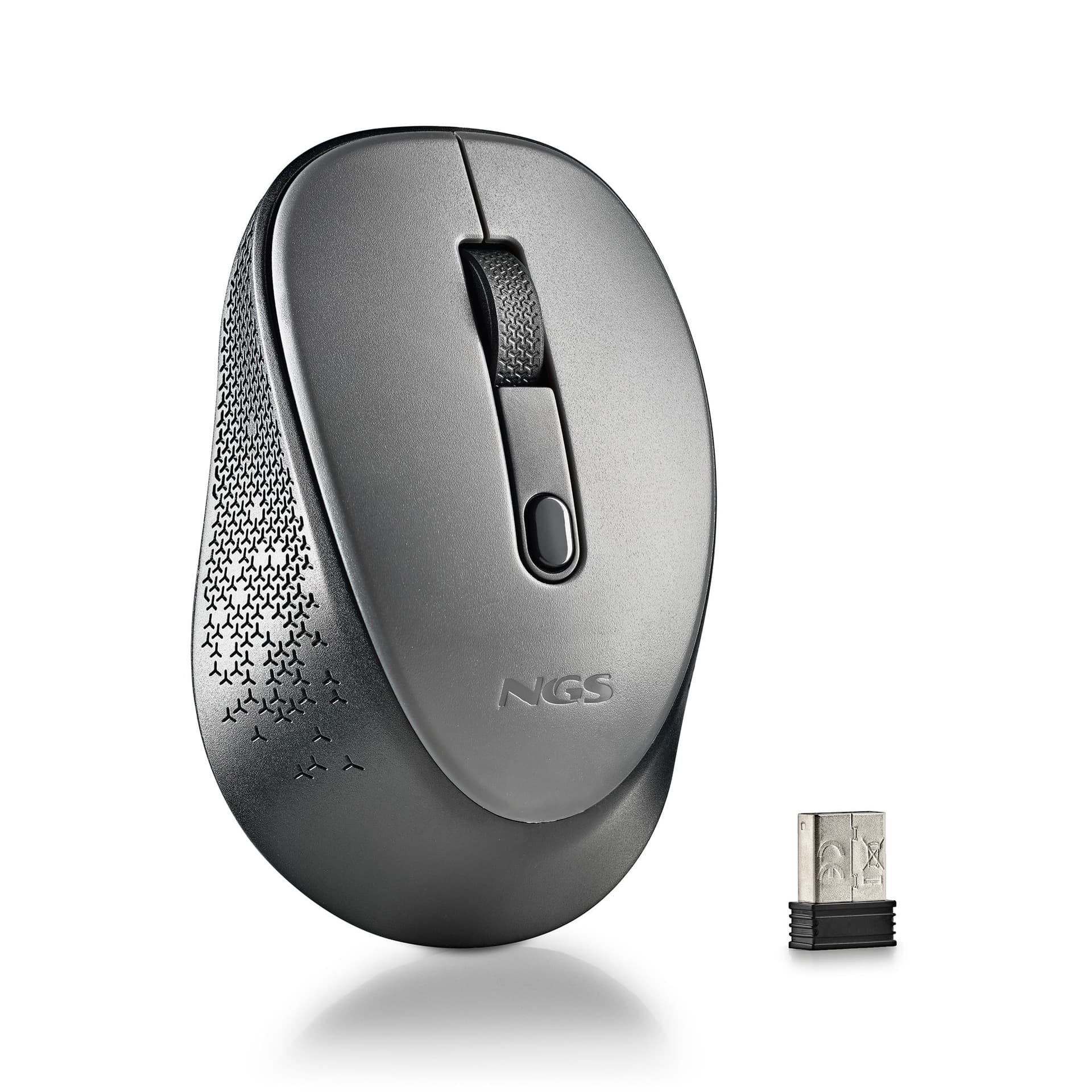 Ngs Mouse Wireless Con Pulsanti Silenziosi Dew Gray - 4