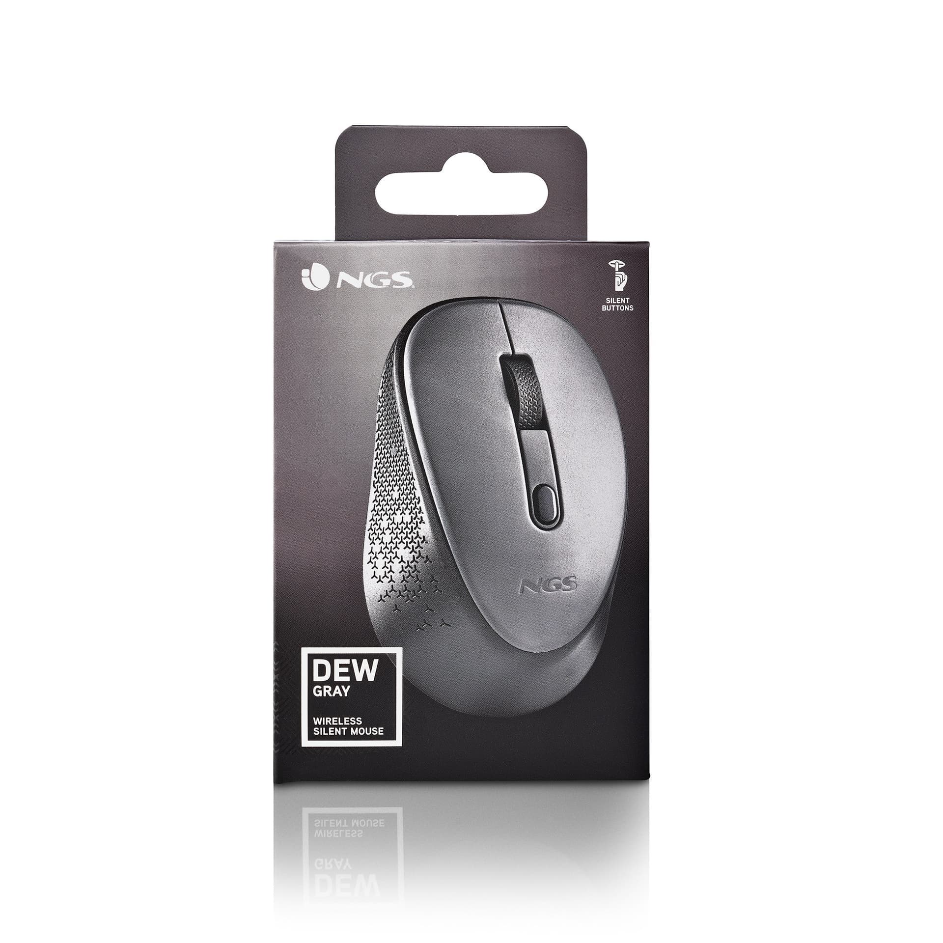 Ngs Mouse Wireless Con Pulsanti Silenziosi Dew Gray - 7