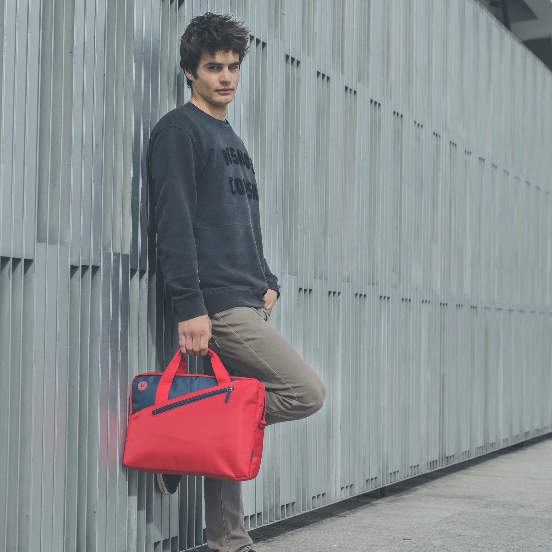 Ngs Borsa Per Notebook Da 15,6 Con Tasche Esterne - Rossa - 6