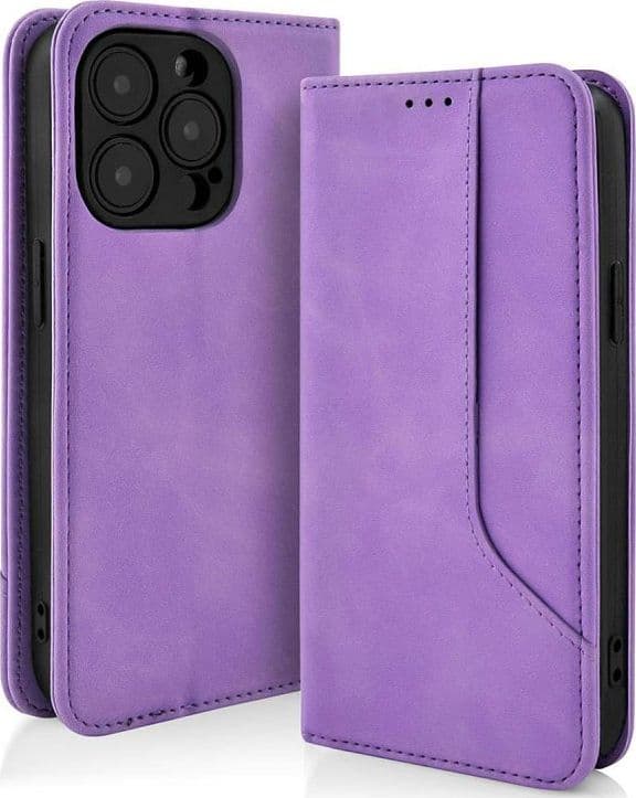 custodia a libro per redmi note 13 pro 5G con porta carte di credito chiusura magnetica fucsia