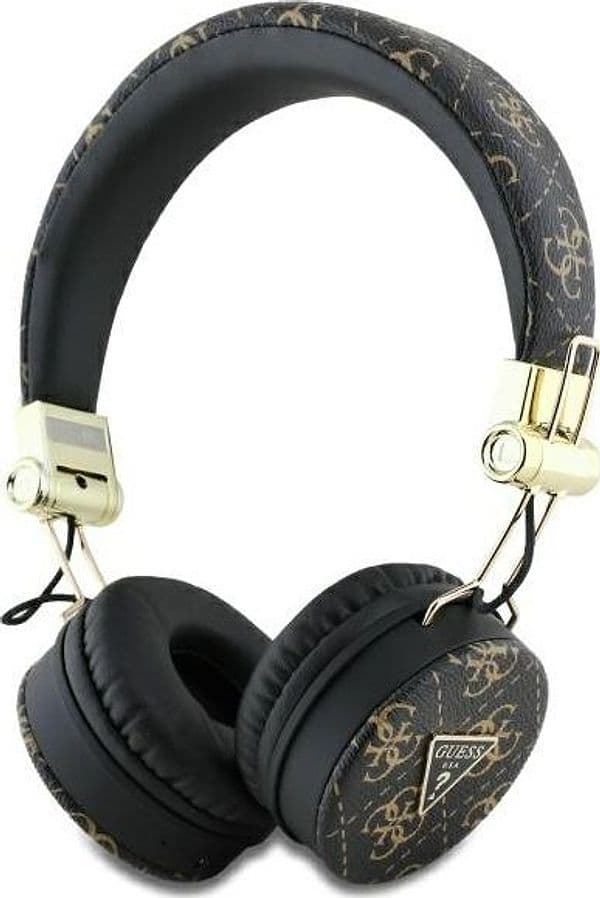 cuffia guess bluetooth con microfono nera con enc