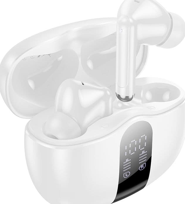 auricolare bluetooth tws bianco