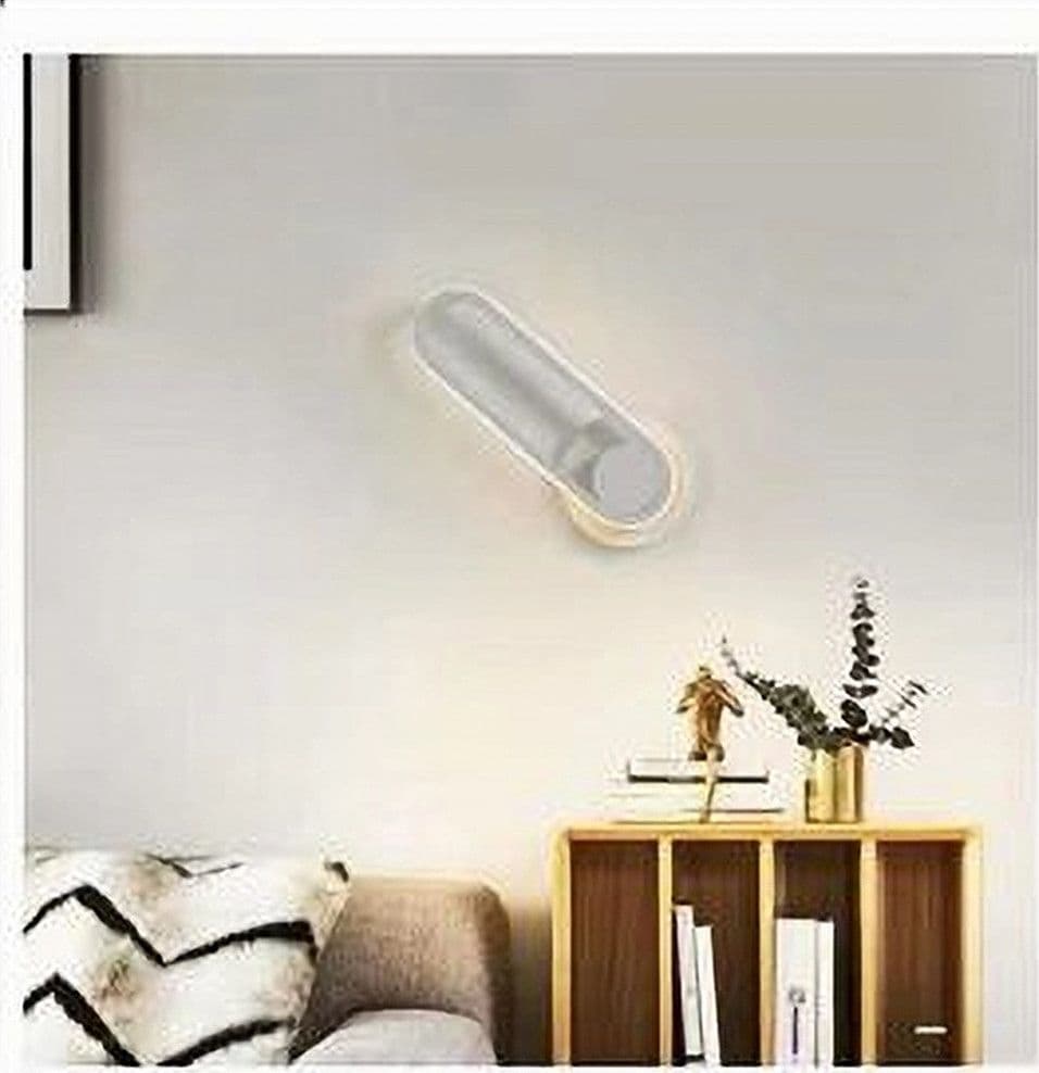 APPLIQUE DA PARETE LED 13 W OVALE VERTICALE ORIENTABILE BIANCO LUCE FREDDA 50339 - 10