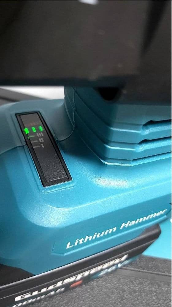 TASSELLATORE A BATTERIA 2 BATTERIE MARTELLO DEMOLITORE PERCUSSIONE TRAPANO SDS - 12