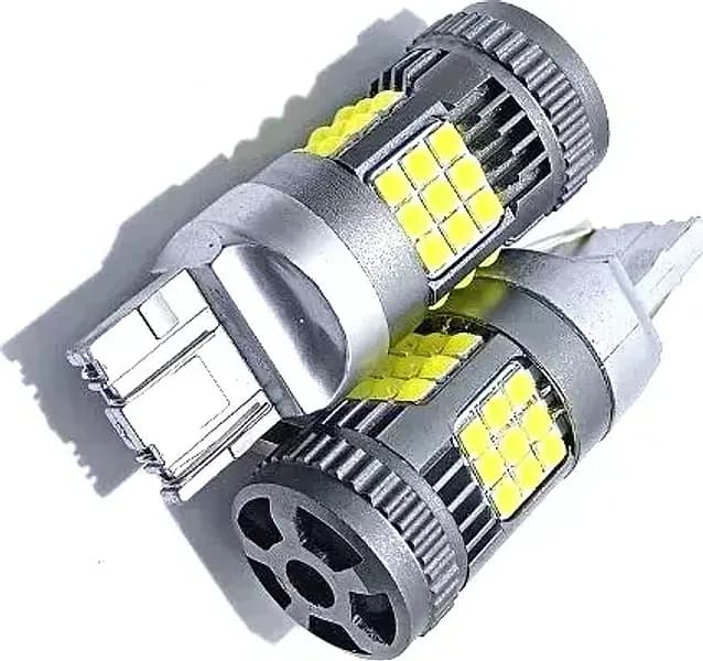 2 LAMPADINE LED LUCI DIURNE KIT DRL LED T20 7443 DOPPIO FILAMENTO FIAT 500X OPEL ALFA MOKKA
