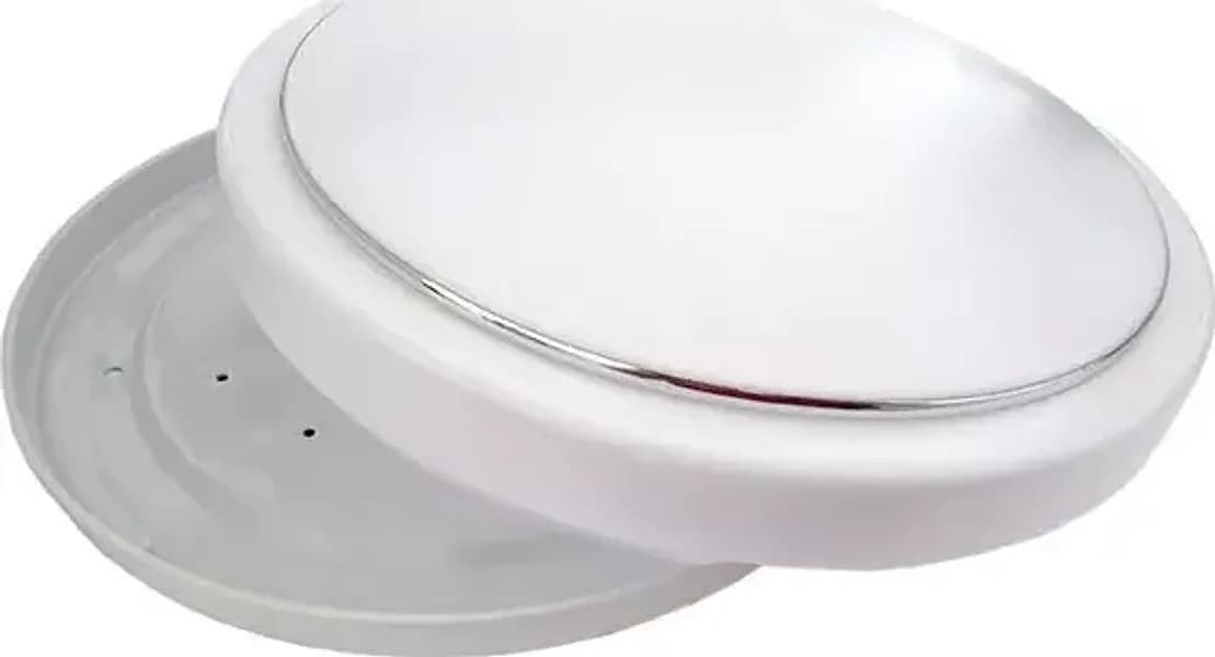 Plafoniera Tonda Interruttore Ricambio Camper Luci Led Universali Opaca Diametro 190mm