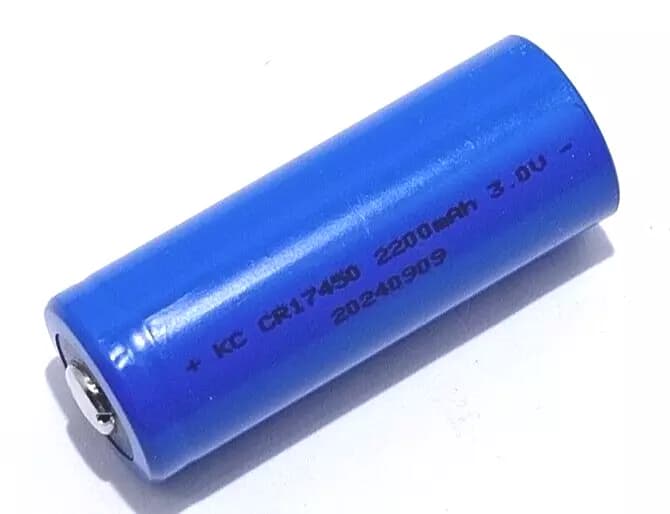 BATTERIA LITIO CR17450SE 3V 2,2Ah PILA RICARICABILE 4/5A SISTEMI GPS-GSM-RFID-PV - 2