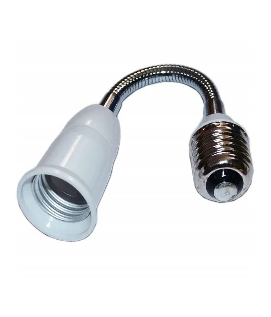Portalampada Adattatore Per Lampada prolunga Medio Piccolo Attacco Da E27 A E27 - 2