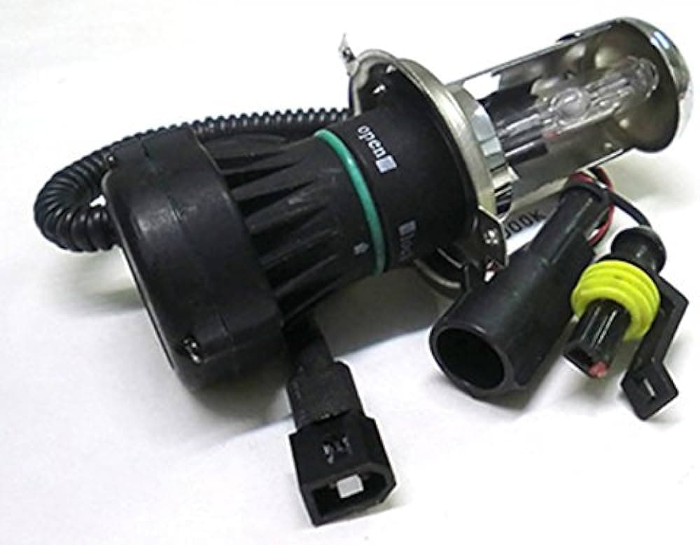 Lampada Xenon H4-3 H4 H/L Hid bixenon Ricambio 5000K 35W con Elettrocalamita - 2