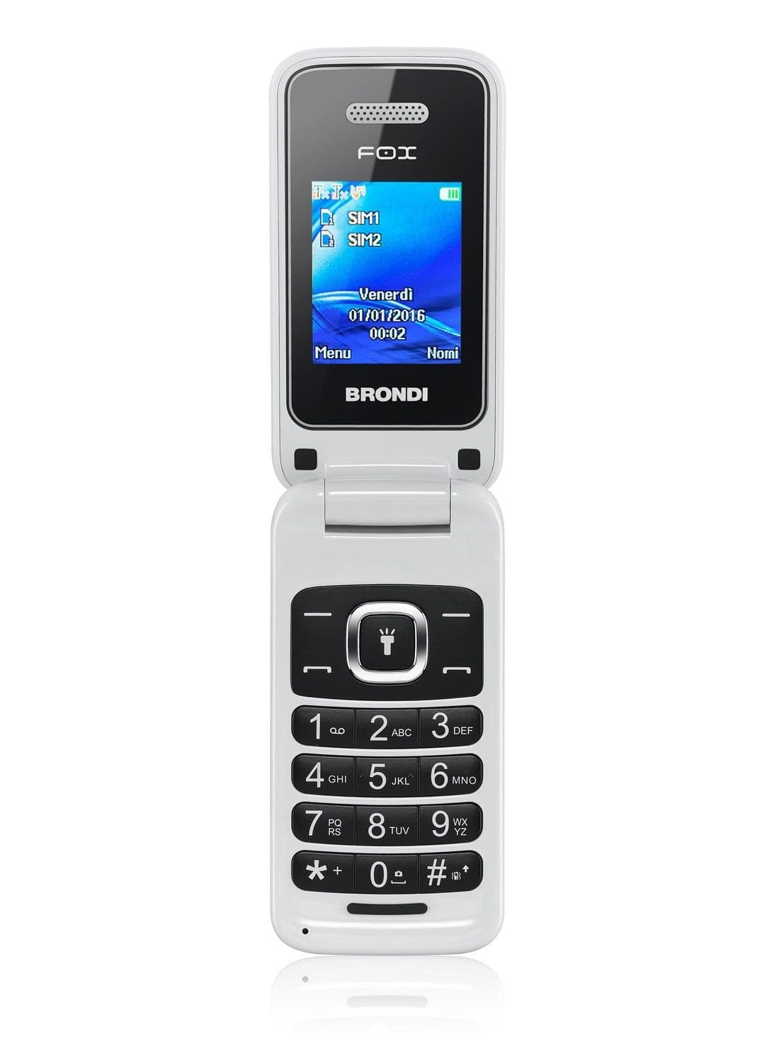 telefono cellulare brondi fox bianco - 6
