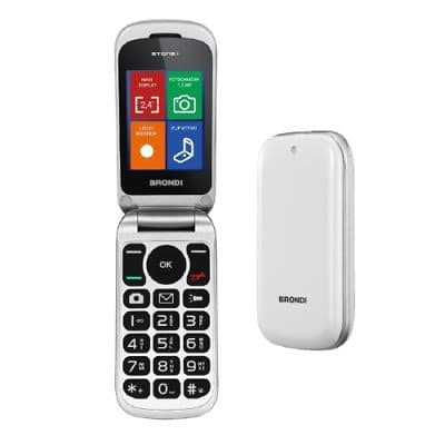 telefono cellulare brondi stone+ bianco - 2