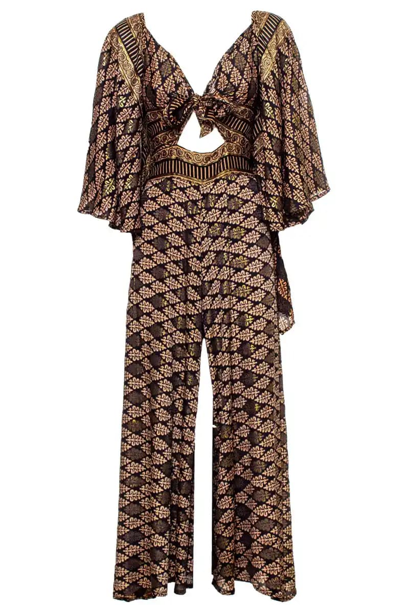 AYFEE | Tuta oversize maniche volant poliseta - 11