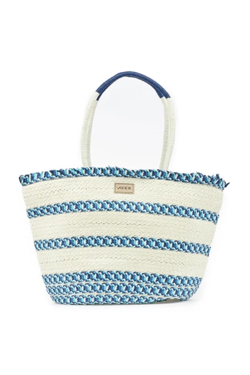 VERDE FASHION | Borsa mare tessuto - 2