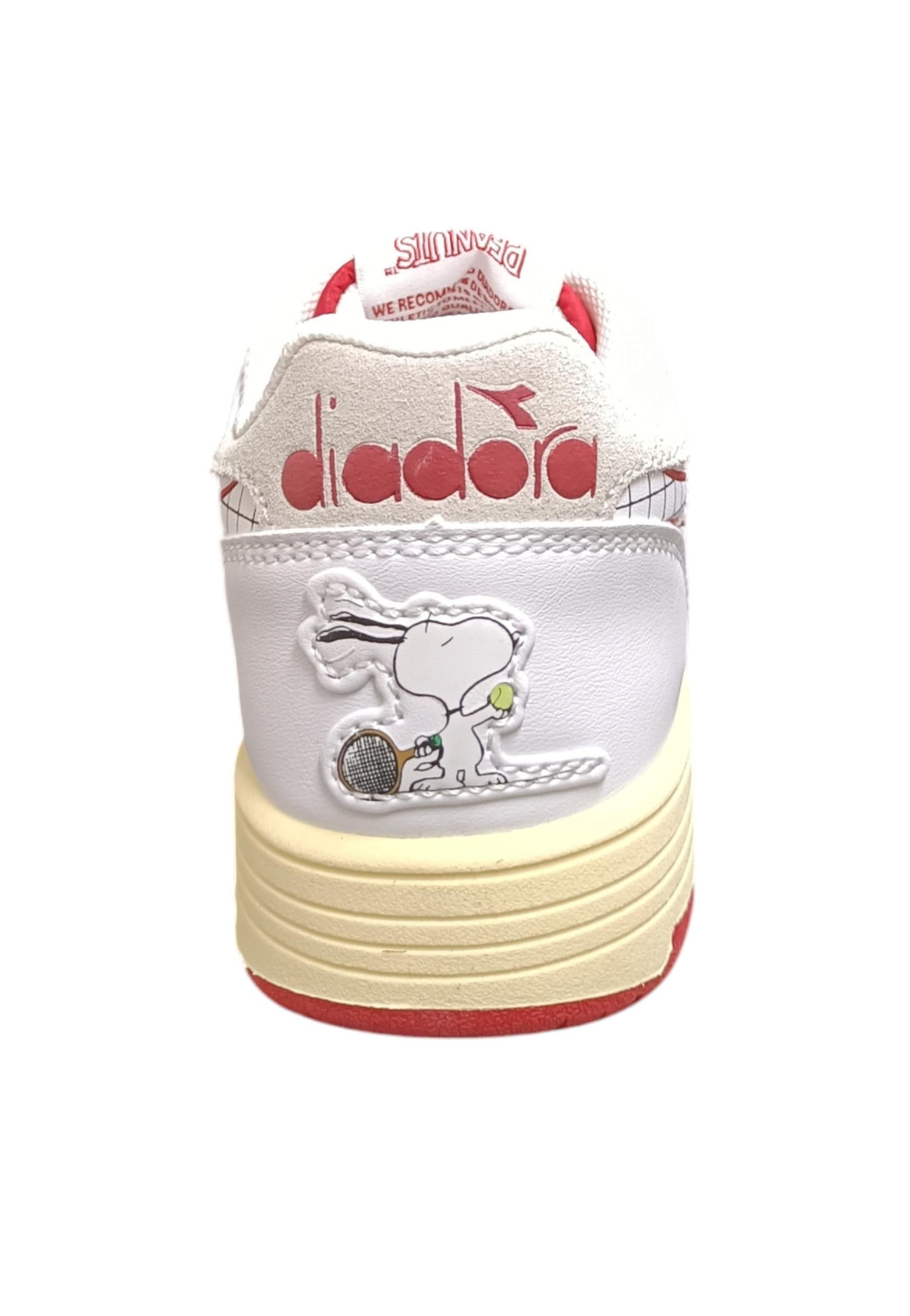 Scarpe snekears Bambini e ragazzi Diadora RAPTOR  bianco-rosso laccio in Ballerine Scarpetteria Gica - Trani, commercioVirtuoso.it