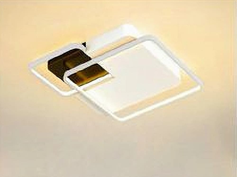 PLAFONIERA LED 35 W 3 QUADRATI BIANCO NERO LAMPADARIO SOFFITTO LUCE FREDDA 70821 - 4