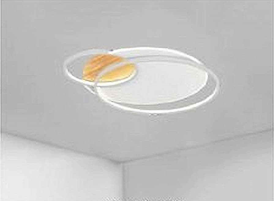PLAFONIERA LED 38 W CERCHI BIANCO LAMPADARIO SOFFITTO MODERNO LUCE FREDDA 70845 - 3