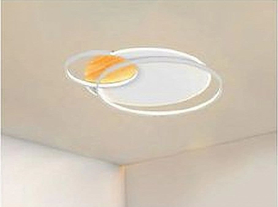 PLAFONIERA LED 38W CERCHI BIANCO LAMPADARIO SOFFITTO MODERNO LUCE NATURALE 70838 - 3