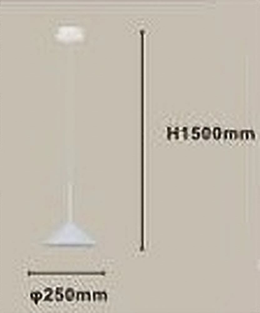 LAMPADARIO A SOSPENSIONE MODERNO CON PARALUME TRIANGOLARE IN FERRO BIANCO E27 33856 - 3