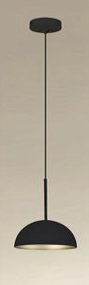 LAMPADARIO A SOSPENSIONE MODERNO CON PARALUME CUPOLA IN FERRO NERO ORO E27 33771 - 3