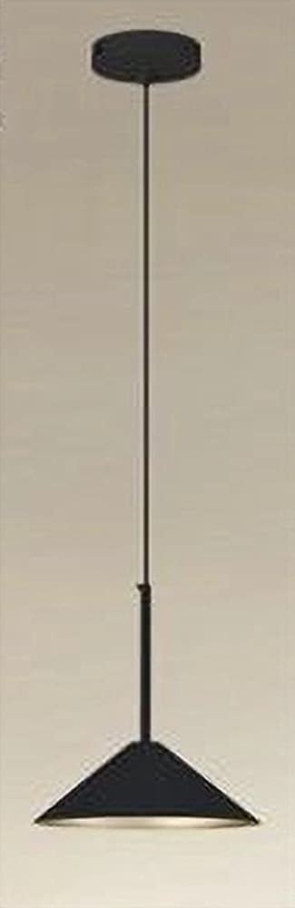 LAMPADARIO A SOSPENSIONE MODERNO CON PARALUME TRIANGOLARE IN FERRO NERO ORO E27 33863 - 3