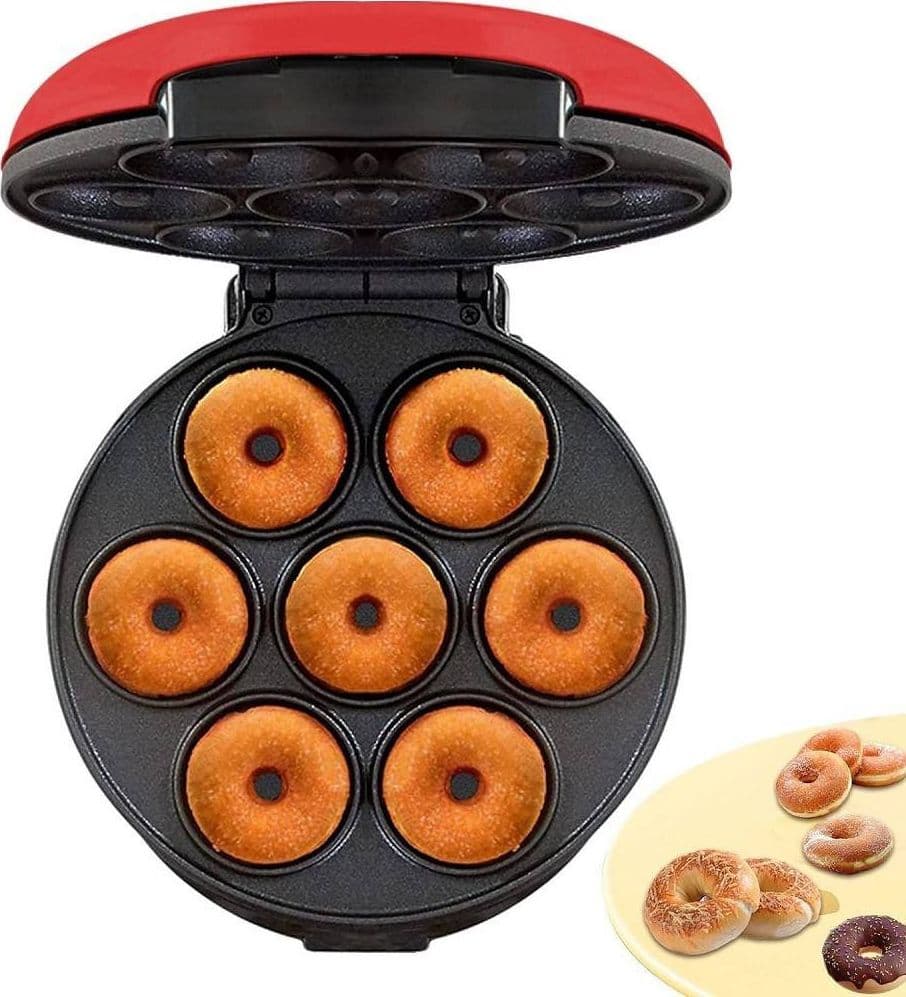 MACCHINA ELETTRICA PER CIAMBELLE FRITTELLE DOUBLE FACE RISCALDANTE ANTIADERENTE - 22