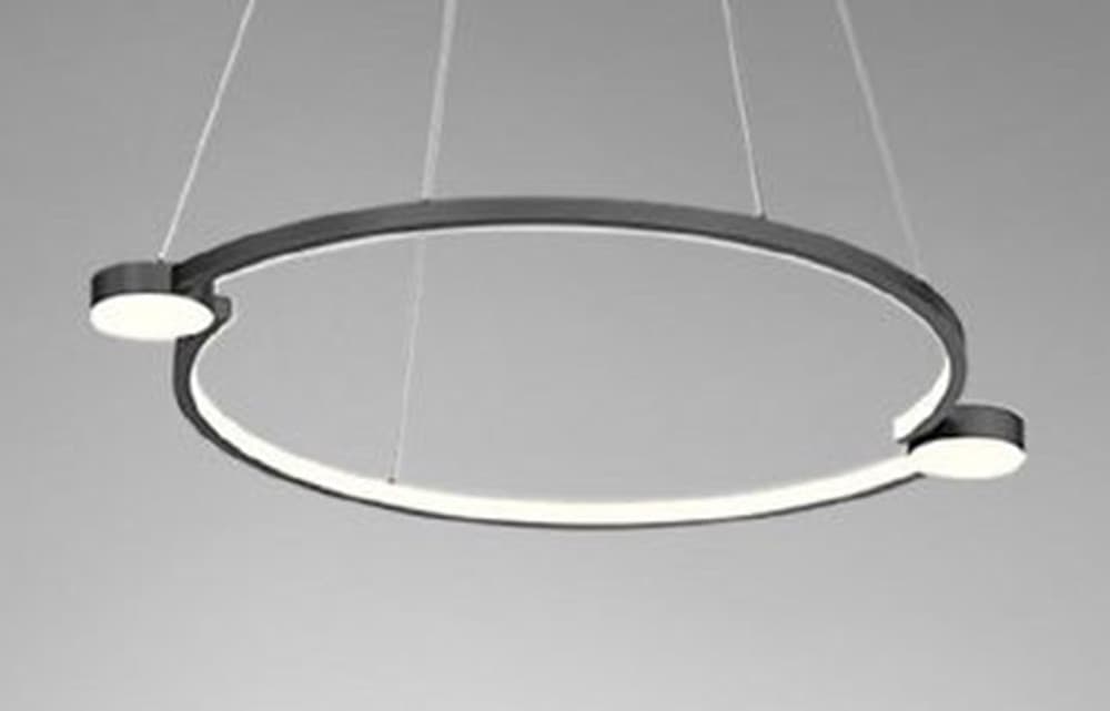 LAMPADARIO A SOSPENSIONE LED 20W CERCHIO CON TELECOMANDO DESIGN MODERNO NERO 71095 - 4