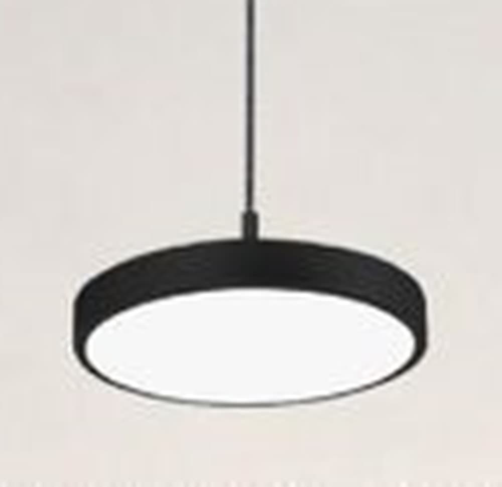 LAMPADARIO A SOSPENSIONE LED 40W NERO CERCHIO TONDO MODERNO MINIMAL LUCE 6500K 32903 - 4