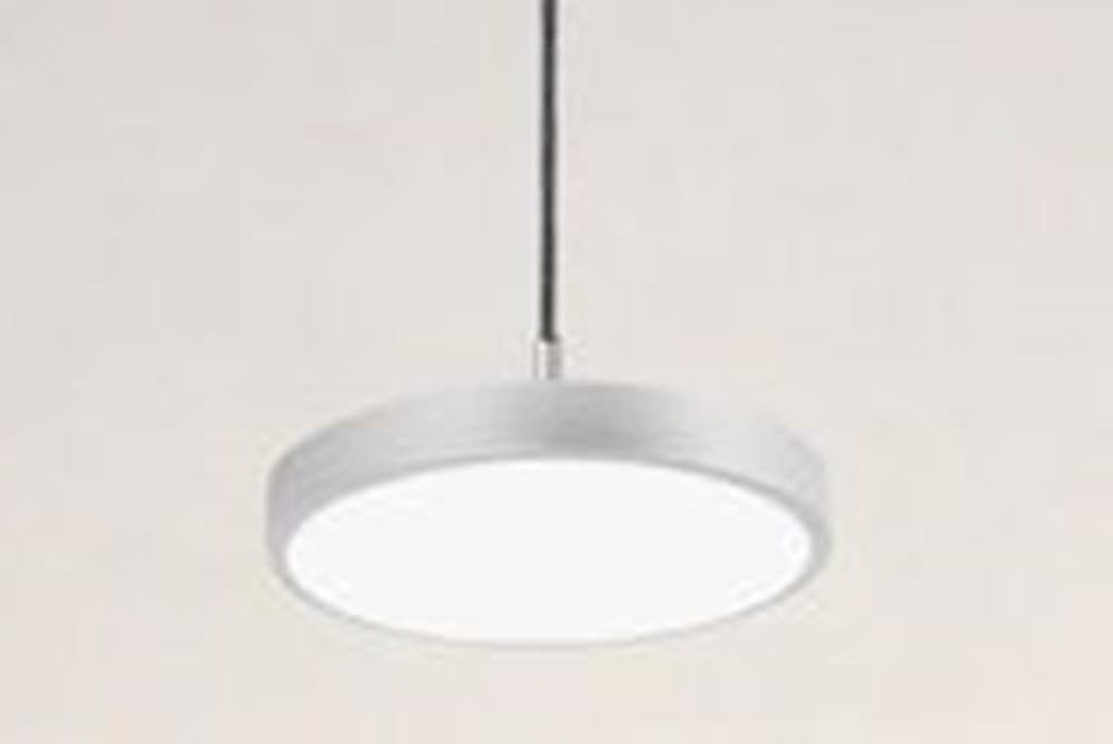 LAMPADARIO A SOSPENSIONE LED 40W ARGENTO CERCHIO TONDO MODERNO MINIMAL LUCE 6500K 32941 - 4