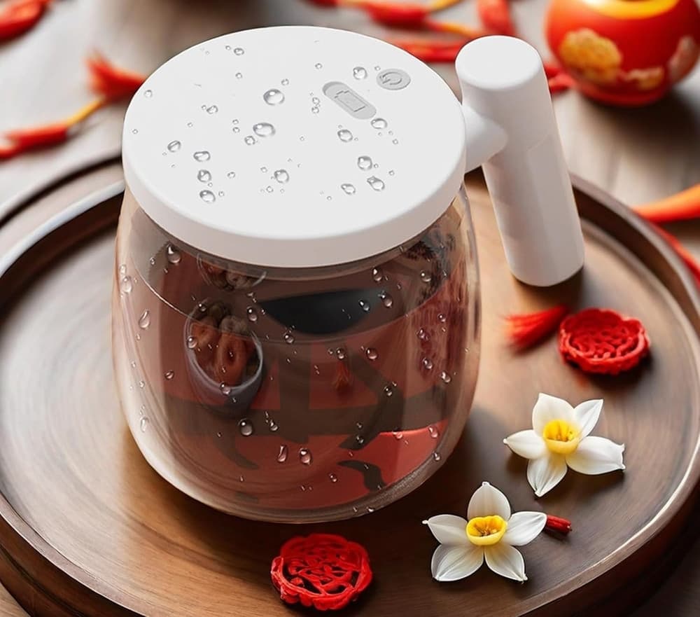 SELF STIRRING MUG 400ML TAZZA AUTOMESCOLANTE AUTOMATICA PER CAFFÈ LATTE TÈ CIOCCOLATO - 7