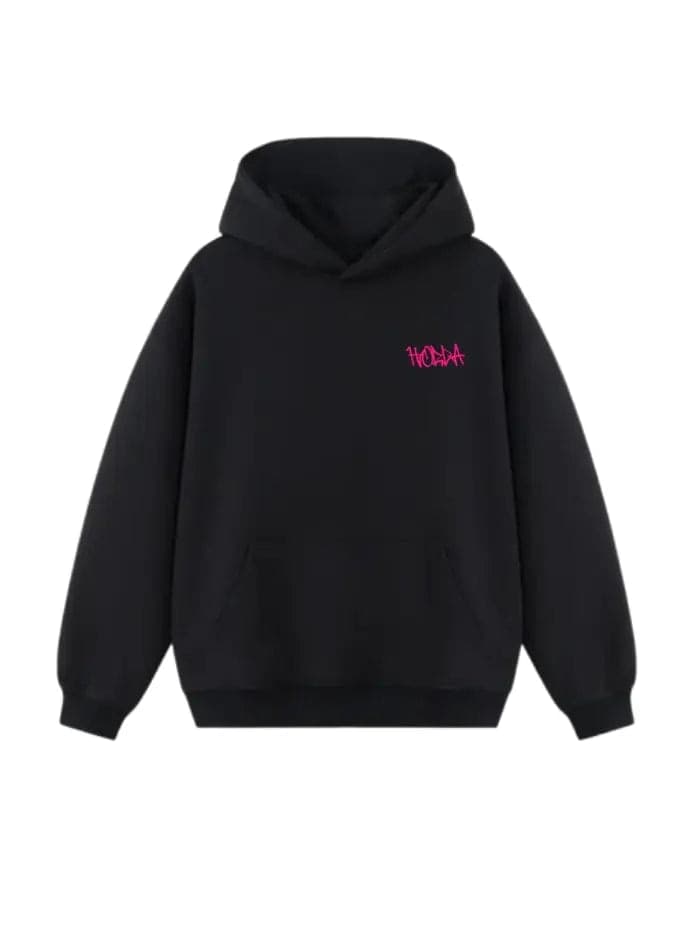 Felpa Y2K Fucsia Boxy Fit 380g Cotone Garzato - 2
