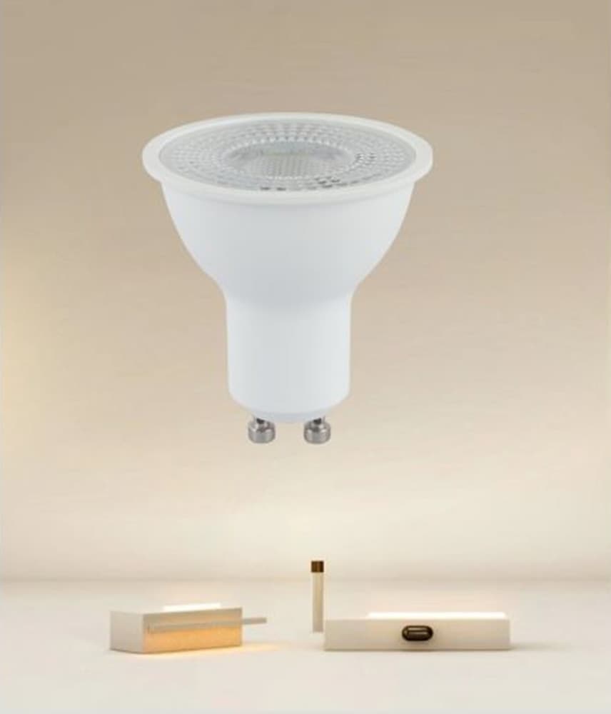 LAMPADINA LED ATTACCO GU10 9 W LUCE FREDDA 6500K 913 LM BIANCO LAMPADA IP20 00441 - 4