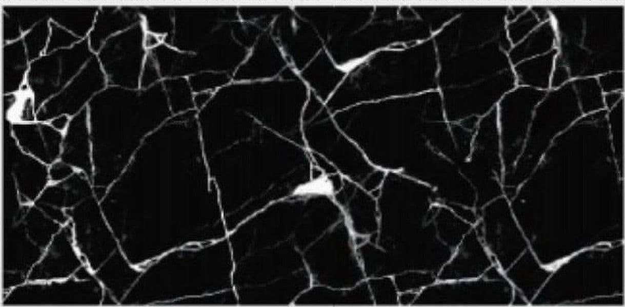PANNELLO ADESIVO EFFETTO MARMO NERO MARMORIZZATO PARETI PARASCHIZZI 300X60CM STANZA - 3