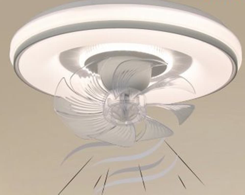 PLAFONIERA SOFFITTO CON VENTOLA LAMPADA VENTILATORE LUCE LED 3200K-6500K IP20 33245 - 4