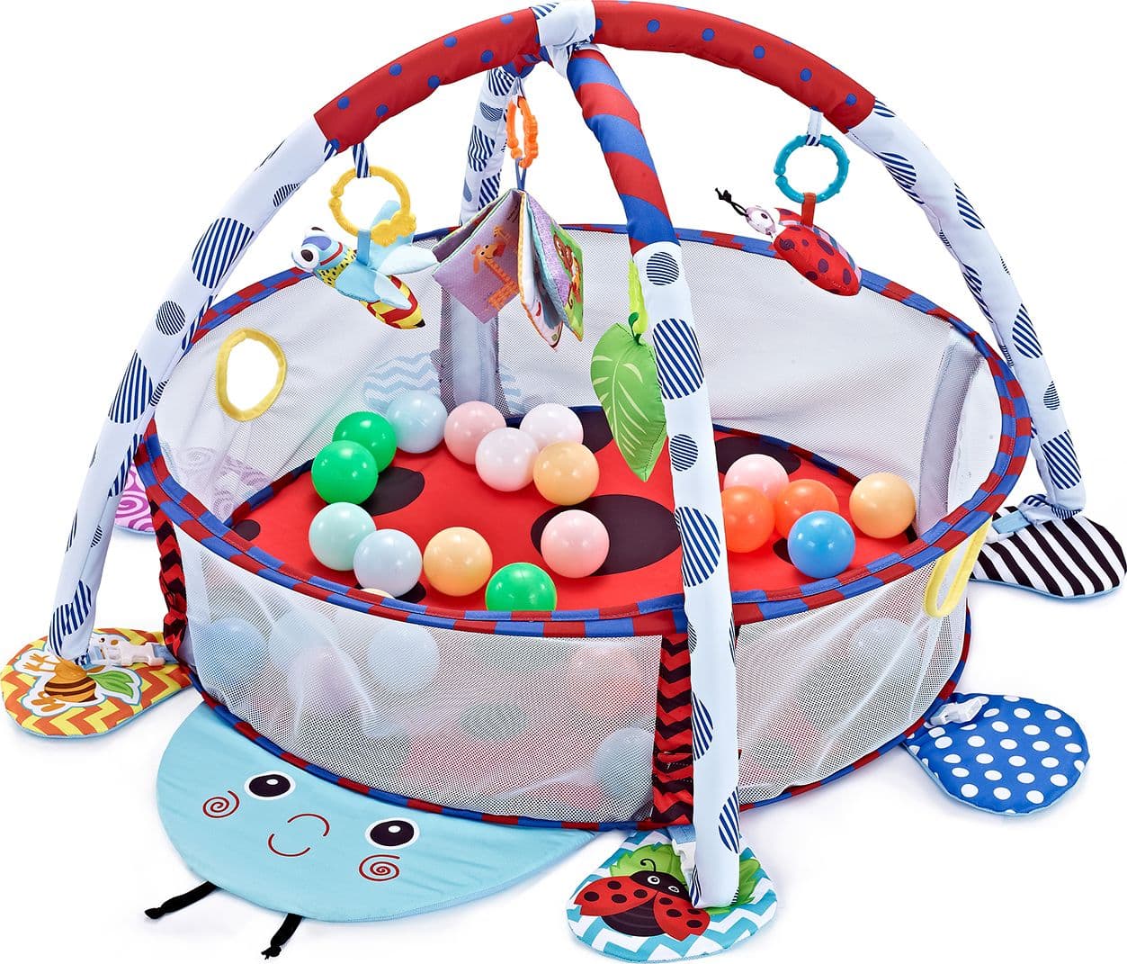 Tappetino Kikkaboo con 30 palline Ladybug - 2