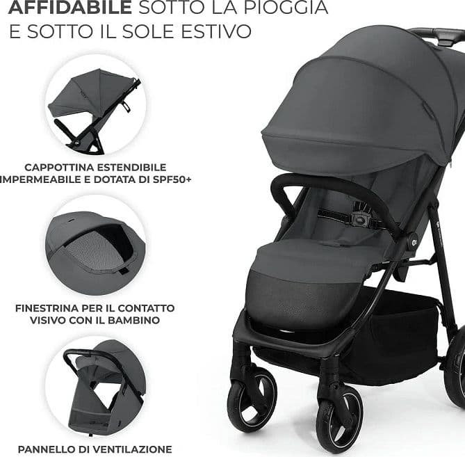 Passeggino TRIG 3 Kinderkraft-Grigio in Passeggini compatti La Casa Del Bebè - Napoli, commercioVirtuoso.it