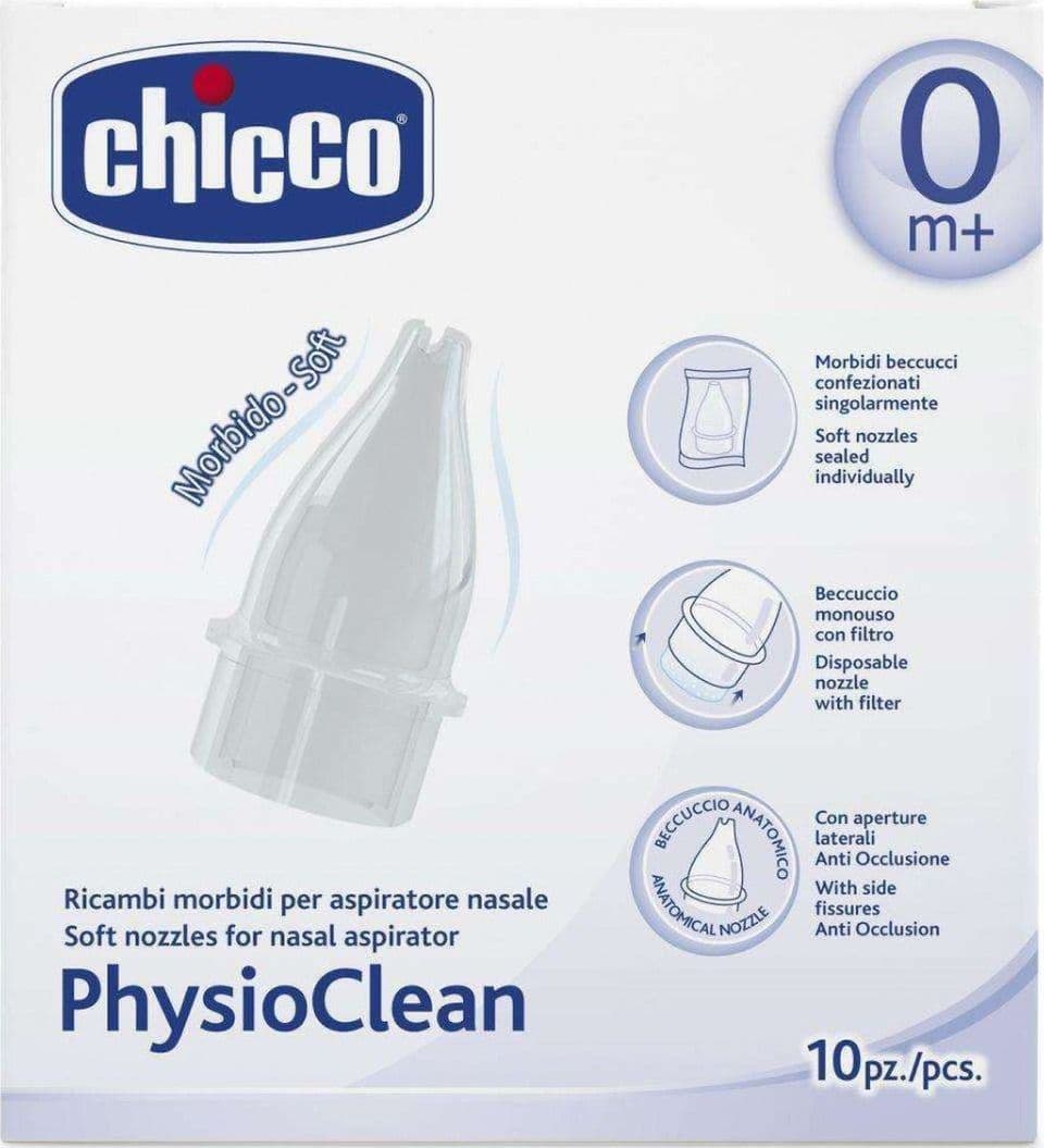 Ricambi Morbidi Chicco per Aspiratore Nasale Physioclean