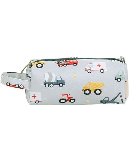 Astuccio per la Scuola con Chiusura a Zip - Veicoli - 20x8x7 cm A Little Lovely Company