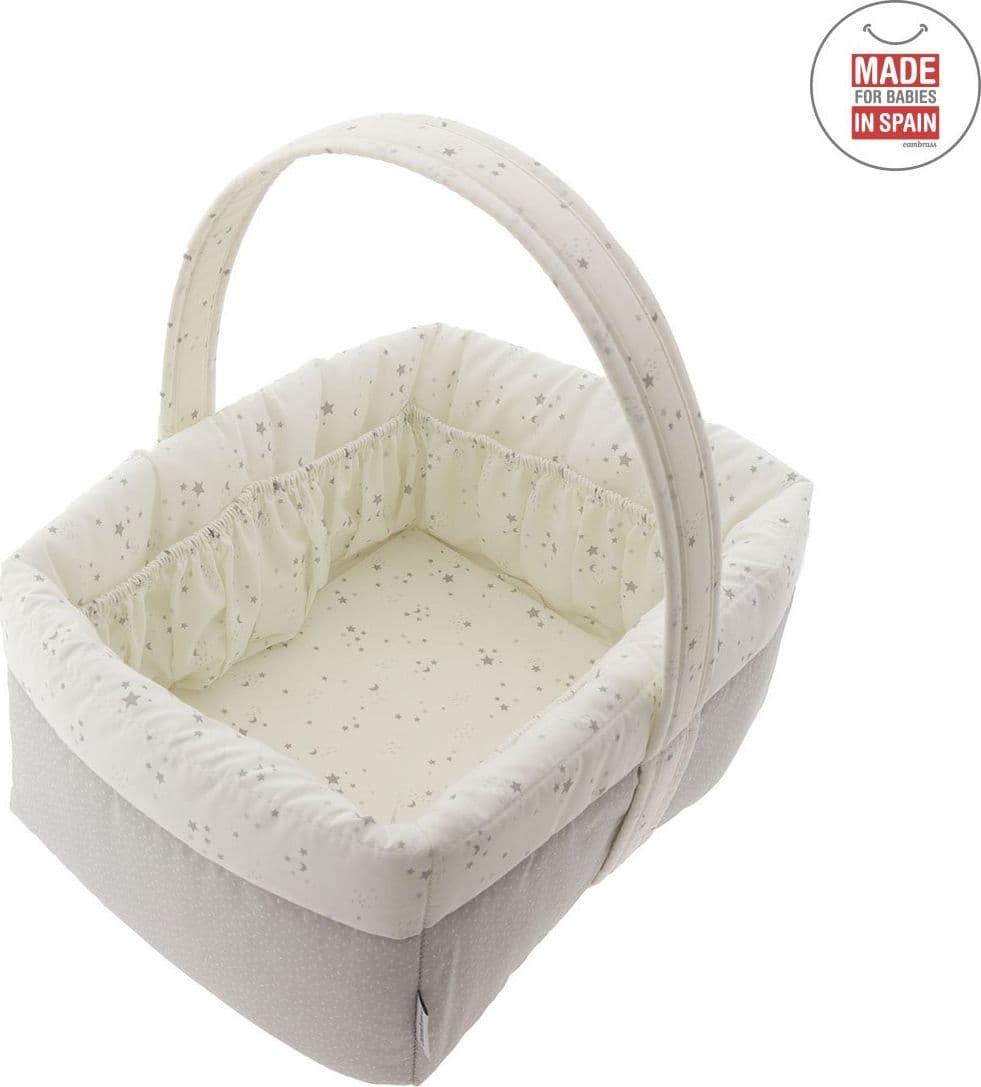 Cestina Imbottita  Sky Grigio Cambrass - 2