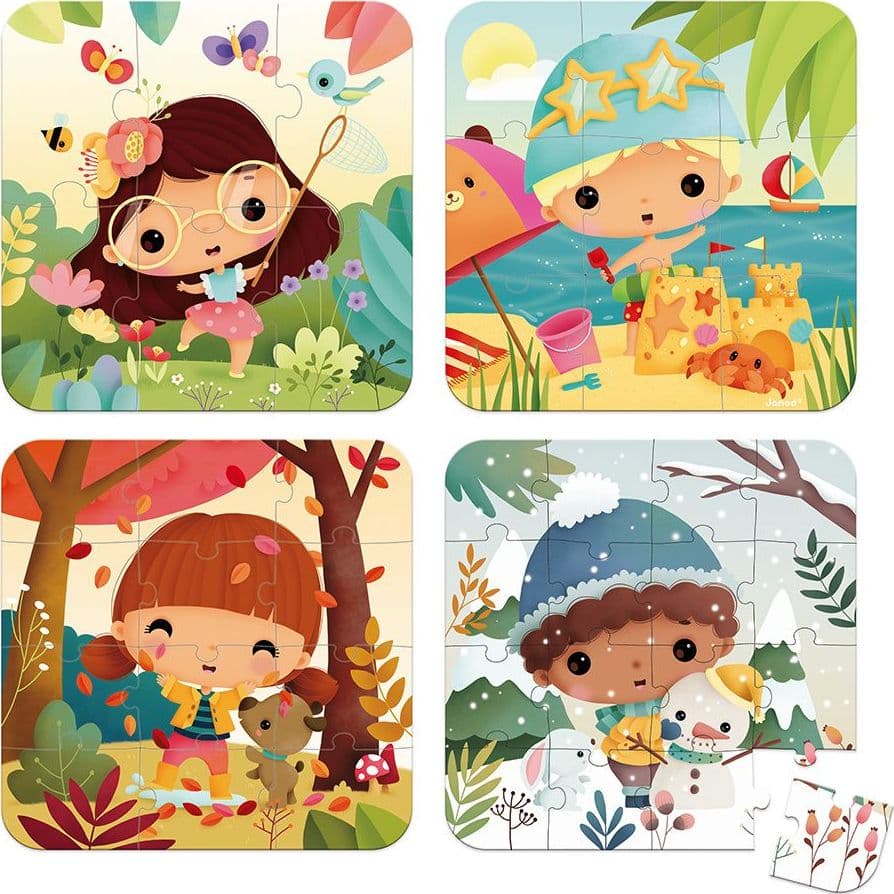 Puzzle Evolutivo Janod Le 4 Stagioni - 3