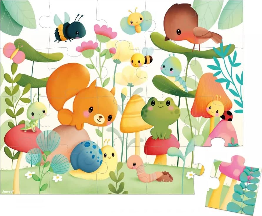 Puzzle Janod Gli Amici del Giardino - 4