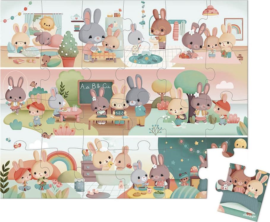 Puzzle Janod Una Giornata 24 Pz - 3